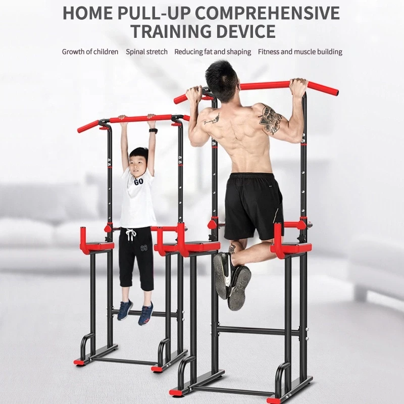 Hesenlan PT-2307 Home Gym Equipment Power Tower Parallel Bars Exercise Pectoralis Muscle Pull-ups