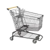 High capacity cargo push cart, supermarket and grocery hand carts
