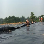 High density polyethylene HDPE plastic film aquaculture impermeable film pond waterproof geomembrane for landfill fish pond