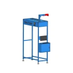 High efficiency dimensioning barcode scanning  cargo storage equipment