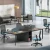 Import High end luxury office furniture L shape design strong home executive boss office desk from China
