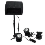 High Lumen Swimming Pool Lights Solar Underwater RGB Spotlight Light