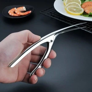 High Quality 2 PC Stainless Steel Shrimp Shelling Tool Seafood Shell Remover Kitchen Gadgets