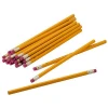 High Quality 7.5 inch hb drawing yellow wooden pencil with eraser