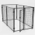 Import High quality cheap hot sale durable and anti-rust galvanized large outdoor folding dog cages/kennels from China
