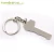 Import High quality custom logo Iron stamping Key shape keyring metal keychain from China