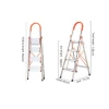 High quality D-type stainless steel ladder multi-function portable household 4 step- 6 step ladder