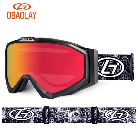 High Quality Factory Direct Sale Women Ski Goggles TPU Frame Anti-impact Snow Goggles Unbreakable Custom Ski Glasses