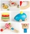 Import High Quality Healthy Safety 6pcs in box CDN-7328 baby rattle set Wooden baby toys gift from China