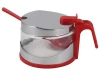 High quality heavy weight 200ml sugar pot with spoon