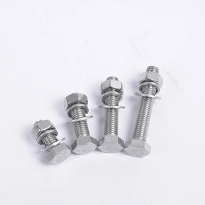 High Quality hex flange bolt stainless steel hex bolts