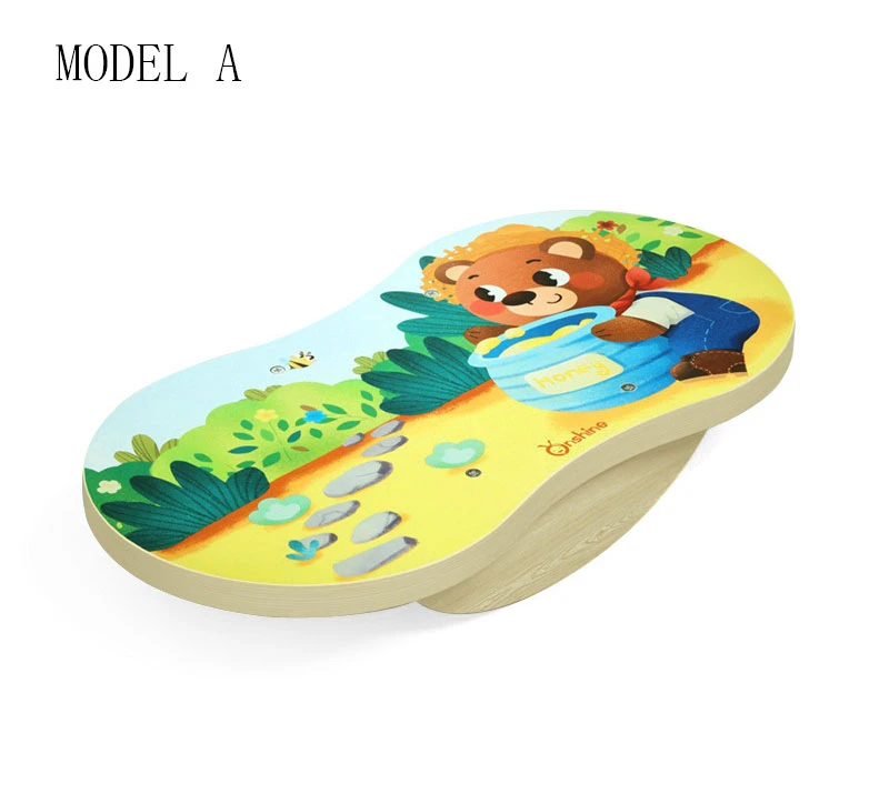 High quality kids indoor playing sports toys  bodybuilding maze game balance board for kids toy