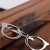Import High Quality Mens Suit Tie Clips Casual Silver Glasses Shaped Tie Clip Exquisite Wedding Party Tie Clips from China