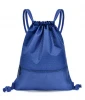 High Quality Nylon Polyester Bag with Custom Logo Football Sport Drawstring Bag Backpack