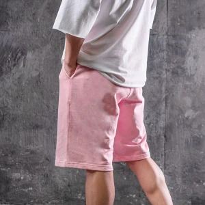 High Quality Sports Wear Men Plain Grey Cotton Jogger Short Pants Custom Fitness Running Workout Sweat Shorts