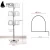 Import High Quality Store 3 Layer Metal Hat Display Rack With Wheels For Retail Store from Pakistan