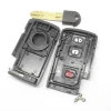 High quality T-oyota P-rius 2+1 buttons smart car key shell with TOY43 emergency key blade