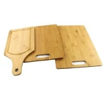 High Quality Thick Chopping Blocks 3pcs Kitchen Bamboo Cutting Board Set