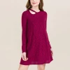 High quality vintage dress prom other briar clavicle hacci knit dress