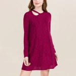High quality vintage dress prom other briar clavicle hacci knit dress