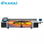 High speed 3200 uv printer for advertising cloth inkjet printing machine uv phone case printer uv printer lamp led curing