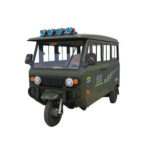 High Speed Body Closed Gasoline Electric Tricycle