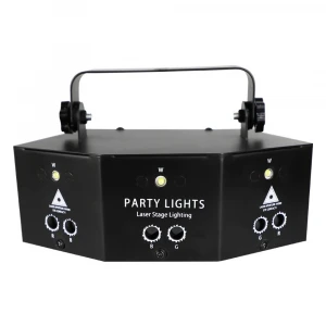 Holiday atmosphere Strobe AC100-240V Sound control Party Christmas decoration Multicolor projector Led stage light