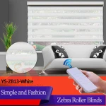 Home jacquard double soft curtain shutter
