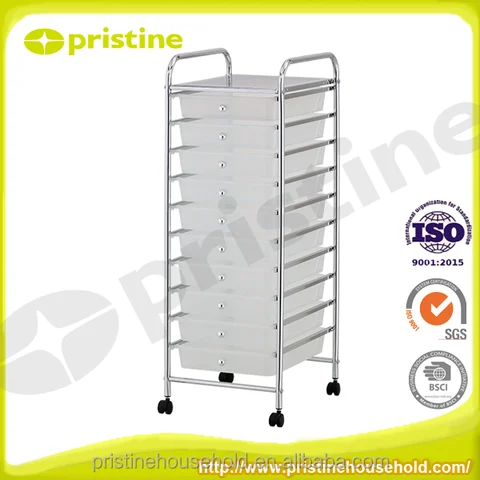 home SALE eBay household storage MIT wholesale Taiwan furniture Manufacturer 10 plastic storage trolley drawer