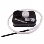 Hookah Pipe  Led Lighter Shisha Hookah Wholesale Colorful Nargile Acrylic Hookah Shisha Smoking Shisha