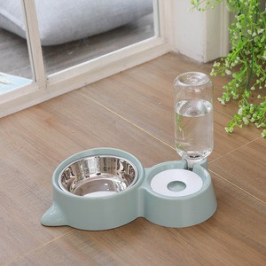 Hoopet New design Automatic Pet Feeder Dog Double Bowl