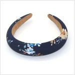 Hot 19 colors sponge padded headband women fashion printed padded headband hair accessories