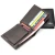 Import Hot Amazon large capacity minimalist  thin slim coin pocket mens  baellery wallet genuine leather from China