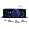 Hot Sale 400W DC12V Dual Channel Mini 5.0  Audio HiFi Power Amplifier for Party Music for Home and Club