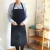 Import Hot sale Adult Promotional blue100% cotton kitchen apron from China from China