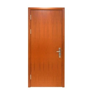 Hot Sale fire resistant 90 minutes single leaf wood veneer finished fire rated door(FD-TA001)