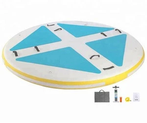Hot sale Inflatable floating Deck Water Raft /inflatable platform/inflatable wet lounge