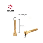 Hot Sale  Mountain Bike Bowl Cover Lengthen Fixing Screw M6x30 Bicycle Stem Bolts