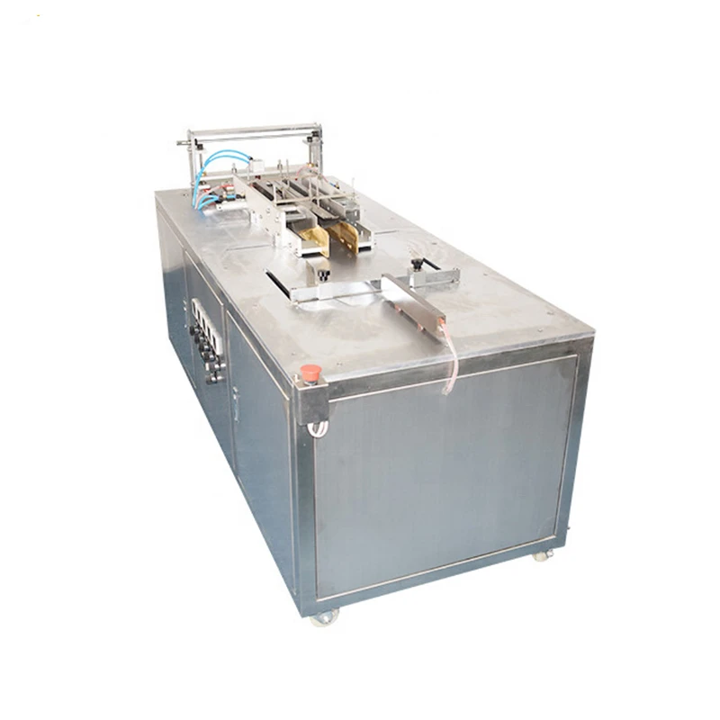 Hot sale semi-automatic 3d   cellophane packing machine for box products