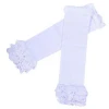 Hot Sale Solid Color Cotton Wholesale Baby Ruffle Leg Warmers