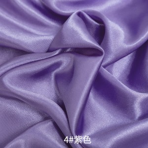 Hot Sale Stock Polyester Satin Fabric 75GSM for Dress SA0035-17