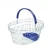 Import Hot Sale Supermarket wire Metal Black Shopping Trolley Basket With Handle from China
