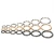 Import Hot Sale Zinc Alloy Spring Rings Metal Open Ring Key Ring for Bag Hardware Accessories Wholesale Buckle from China