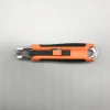 Hot sales plastic auto retractable trapezoidal replacement change blade box cutter safe utility knife