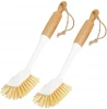 Hot sell Classic Bamboo Soft Bristle Household Dish Cleaning Brush With Long Handle
