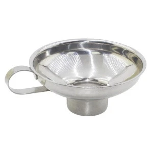 Hot selling big mouth kitchen food funnel jam household funnel wine oil kimchi oil filling stainless steel canning funnel