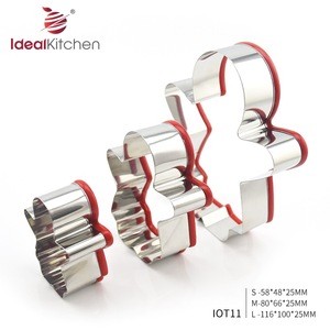 Hot selling custom 430 stainless steel cookie cutter tools set