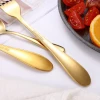 Hot selling  Korean Stainless Steel Silverware Cutlery Flatware Set With Knife,Fork  and Spoon