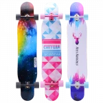 Hot selling longboard four-wheeled skateboard professional maple dance board road outdoor  travel brush street skateboard