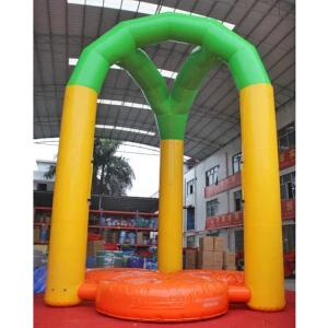 Hot selling outdoor bungee jumping on trampoline inflatable bungee jumping for sale